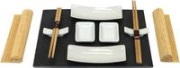 Sushi-set, 11-delig, kleurrijk, steen