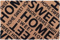 Luance Paillasson - antidérapant - rectangulaire - Home sweet home imprimé - 60 x 40 cm