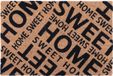 Luance Paillasson - antidérapant - rectangulaire - Home sweet home imprimé - 60 x 40 cm