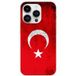 1001 coques Apple iPhone 15 Pro Drapeau turquie bedrukt siliconen hoesje