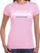 Bellatio Decorations Foute Party T-shirt voor dames - ik heb last van IWKNDK - lichtroze - carnaval/themafeest XL