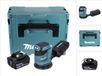 Makita DBO 180 T1J ponceuse excentrique sans fil 18 V 125 mm + 1x batterie 5,0 Ah + Makpac - sans chargeur