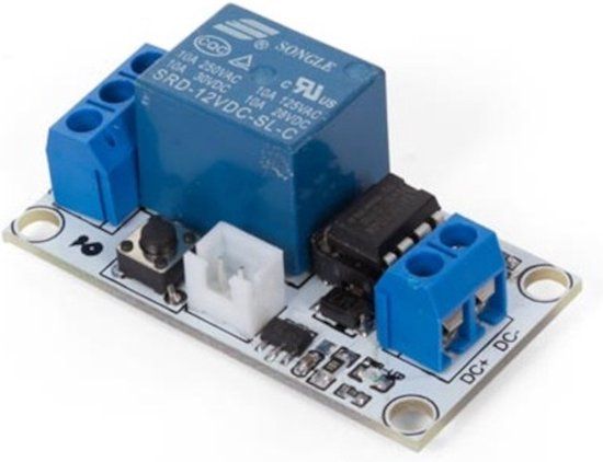 Whadda Relaismodule Bistabiel 12v 50 X 25 Mm Wit/blauw