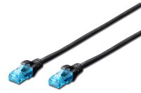 Câble réseau Cat 5e - 2 m - U/utp - Rj45 - Noir