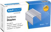 Rapesco 24 6mm Nietjes 5000 stuks zilver