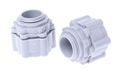 RS PRO Nylon 66 kabelbuisbevestiging recht 20 mm grijs grijze afwerking IP55, verpakking van 5 stuks