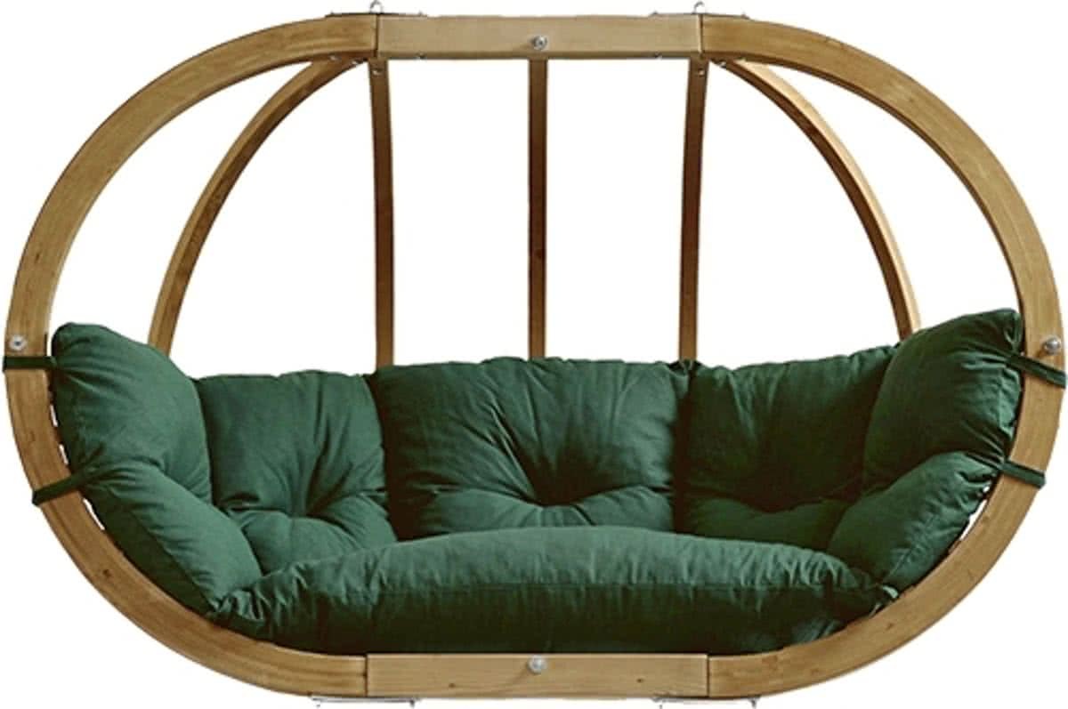 Amazonas Hangstoel Globo Royal Chair Green Weatherproof Super delux hangstoel! Voor binnen en buiten