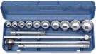 Gedore D 32 EMU-2 Dopsleutelset 3/4" Metrisch 22-50 mm 14-dlg