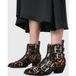 AllSaints Jane Bottine Boucle Leppo Marron/noir
