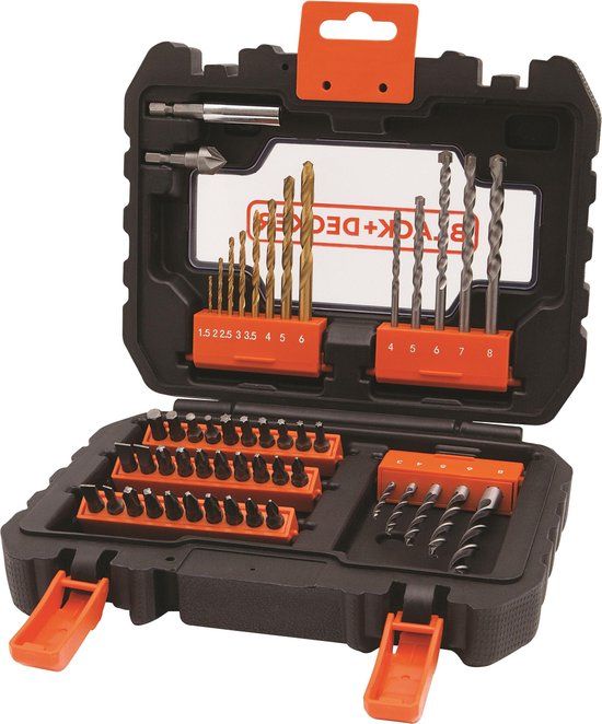 BLACK+DECKER A 7232 XJ 50 delige schroef borenset