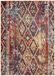 Safavieh Monaco Collection Boho tapijt voor woonkamer, eetkamer, slaapkamer, korte pool, paars en oranje, 90 x 150 cm