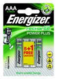 Energizer Recharge Power Plus 700 AAA BP5+1 Oplaadbare Batterijen