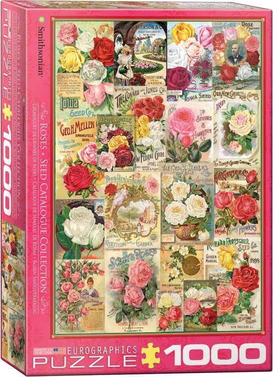 Eurographics Roses - Seed Catalogue Puzzel (1000 stukjes)