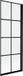 Mexen Mist paroi de douche 1 pièce droite 70 x 150 cm, grille noire, noir