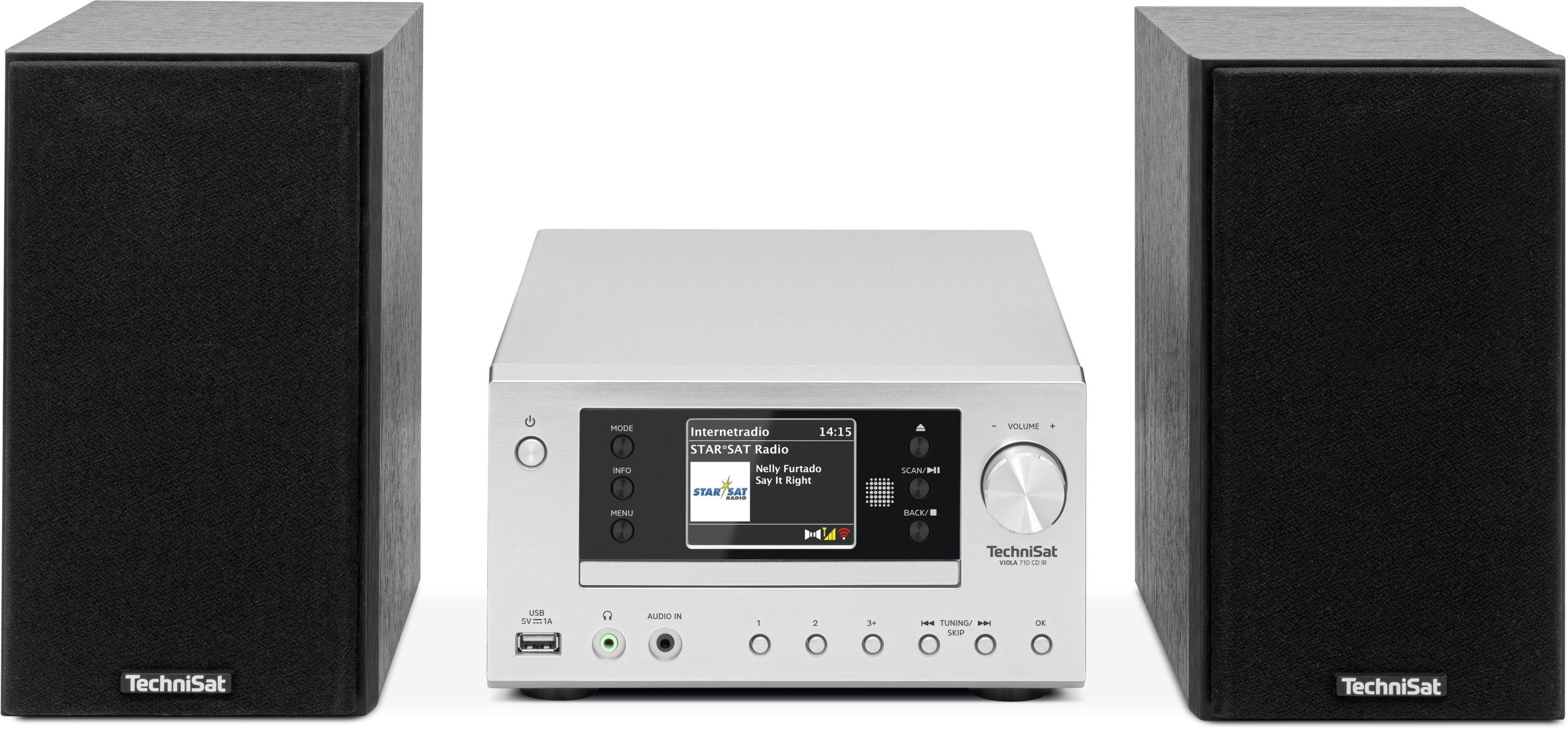 TechniSat Viola 710 CD IR Internetradio DAB+ FM Zilver