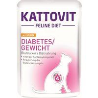 KATTOVIT Feline Diet Diabetes kip 24x85 g