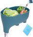 TRANKIEL® - Égouttoir éléphant - Passoire de cuisine avec brosse à vaisselle - Plastique durable - Pratique pour laver les fruits et légumes