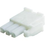TE Connectivity 172166-1 Boîtier mâle (câble) Universal-MATE-N-LOK Nombre total de pôles : 3 Pas : 4,20 mm Contenu : 1 pièce(s)