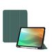 BXGH iPad 10,2 inch hoesje 7/8/9e generatie hoes 2019/2020/2021, beschermende lederen hoes, verstelbare standaard, automatisch wakker/slapen smart case voor Apple iPad 10,2 inch (donkergroen)