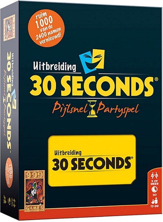 999 Games 30 Seconds Uitbreiding Bordspel - Partyspel - Nederlands