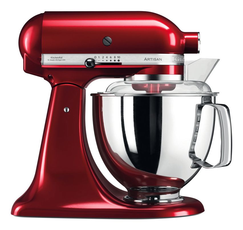 KitchenAid Artisan レッド ステンレスボウル付き4.8L KitchenAid Artisan Keukenmachine - 4.8L - Rood kopen? | Kieskeurig
