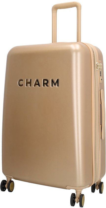 Charm London Capetown Koffer - Middenmaat - Reizen - Travel - Hardcase - TSA - Champagne