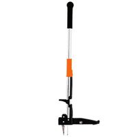 Siena Garden onkruidsteker 100cm met handvat, zwart oranje