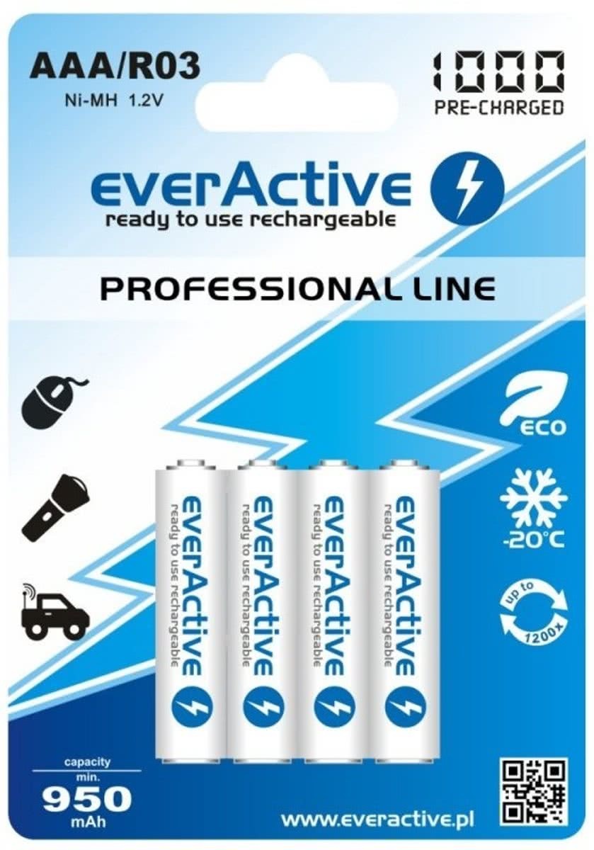 everActive Ni-MH R03 AAA 950mAh Professional Line