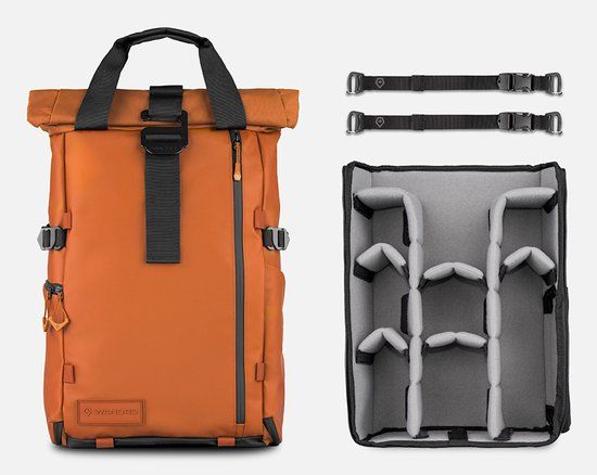 WANDRD PRVKE V4 Pro Photography Bundle Rugzak Oranje