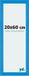 Your Decoration - Cadre photo 20x60 cm - MDF - Bleu clair - Mura