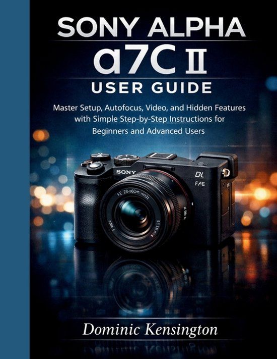 Sony Alpha a7C II User Guide Paperback