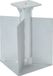 Maison Exclusive - Base de parasol, argenté, 27,5x27,5x45 cm, acier