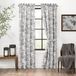 Ellis Curtain Victoria Park Toile 175 cm bij 183 cm op maat gemaakt paneel paar met kabelbinders, zwart