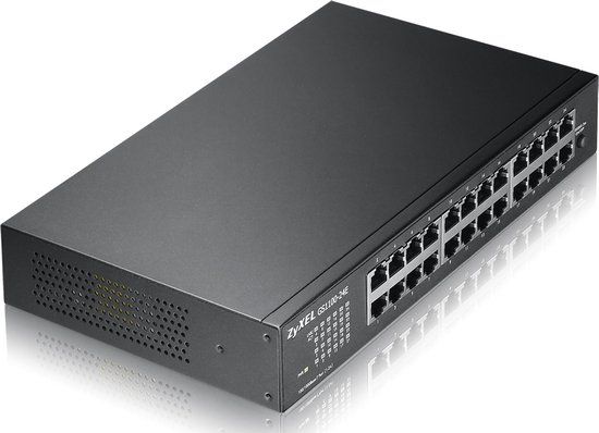 Merkloos Zyxel GS1100-24E - 24-Port Gigabit Ethernet Unmanaged Switch
