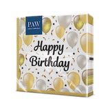 PAW Servetten 33 x 33 cm, 20 stuks - Verjaardagsballonnen