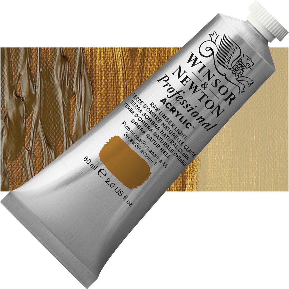 Winsor & Newton Professional Acrylic Tube - Raw Umber Light (557) 60 ml