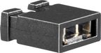 BKL Electronic 2604009 Kortsluitingsbrug Rastermaat: 2.54 mm Aantal polen per rij:2 Inhoud: 100 stuk(s)