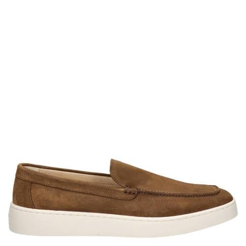 Greve Wave suède loafers cognac