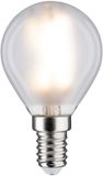 Paulmann Filament 230 V LED-kogellamp E14 470lm 5W 4000K dimbaar Mat