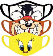 Difuzed Looney Tunes - Standard Face Masks (3 Pack)