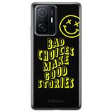 ERT GROUP mobiel telefoonhoesje voor Xiaomi 11T 5G / 11T PRO 5G origineel en officieel erkend Babaco patroon Bad choices 002 aangepast aan de vorm van de mobiele telefoon, hoesje is gemaakt van TPU