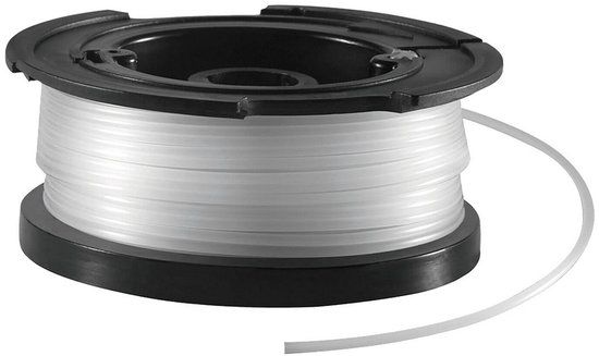 BLACK+DECKER A6481 Draadtrimmer spoel - 10m - Zwart/Transparant