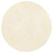 vidaXL Hoogpolig vloerkleed NAVARRA 100x100 cm polyester crèmekleurig