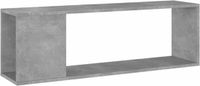 vidaXL Tv-meubel 100x24x32 cm bewerkt hout betongrijs