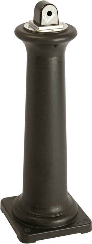 Rubbermaid Groundskeeper Staande Asbak - Tuscan Zwart