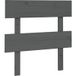 DESIGN IN Tête De Lit Gris 93,5x3x81 Cm Bois Massif De Pin