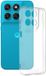 Techsuit Hoesje geschikt voor Motorola Moto G87/G77/G67 - Clear Silicone Back Cover - Transparant