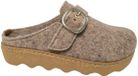Rohde Beige Vilten Open Pantoffels Dames - Beige - 37