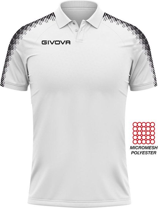 Givova Polo Club Polo Shirt - White - XL - Unisex