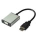 VALUE HDMI - VGA+3.5mm Adapterkabel Zwart, Zilver
